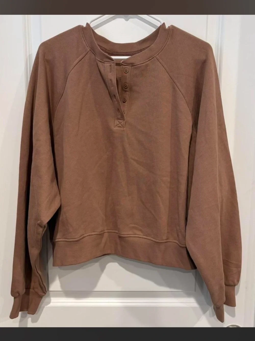 Old Navy So Comfy Brown Pullover Sweatshirt